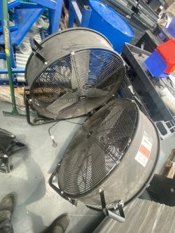 2 X SEALEY WAREHOUSE FANS