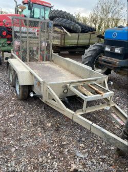 INDESPENSION 2.7T TWIN AXLE PLANT TRAILER – CHOICE OF 4