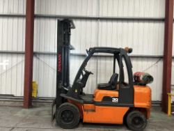 2007 NISSAN UGDO2A30PQ LPG FORKLIFT – 3,000KG CAPACITY
