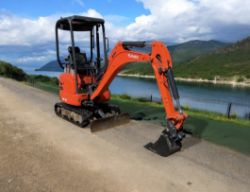 2016 KUBOTA U17-3 1.7T MINI EXCAVATOR | 2939 HRS | QUICK HITCH