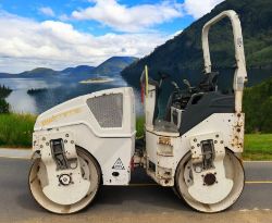 2015 BOMAG BW138 AD-5 TWIN DRUM ROLLER – 1380MM WORKING WIDTH – 3133 HOURS