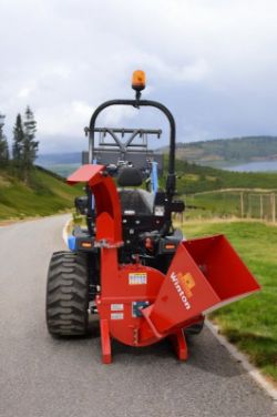 SOLIS S26 26HP COMPACT TRACTOR WITH WOODCHIPPER