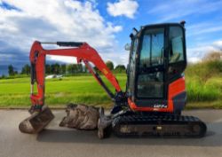 2018 KUBOTA U27-4 – 2.7 TONNE MINI EXCAVATOR