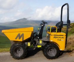 2022 MECALAC TA1EH 1 TONNE STRAIGHT TIP DUMPER