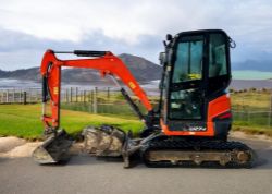 2019 KUBOTA U27-4 2.7 TONNE EXCAVATOR