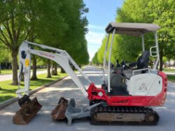 2018 TAKEUCHI TB216 1.6 TONNE EXCAVATOR