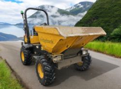 2017 JCB 3TSTM 3 TON SWIVEL TIP DUMPER | ROAD KIT | 1,399 HOURS