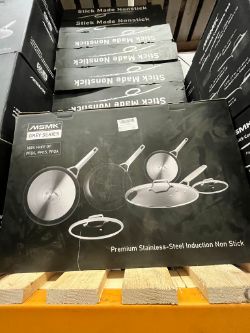 6 X NEW MSMK GREY SERIES 7 PIECE SET