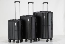 5 X NEW LUGGAGE 3PC SETS (BLACK )