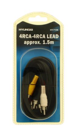 192 X 4RCA-4RCA LEAD APPROX 1.5M