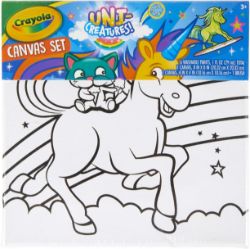 240 X CRAYOLA UNI-CREATURES CANVAS SET RRP £2400