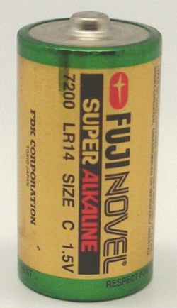 714 X FUJINOVEL C SIZE BATTERY O/D