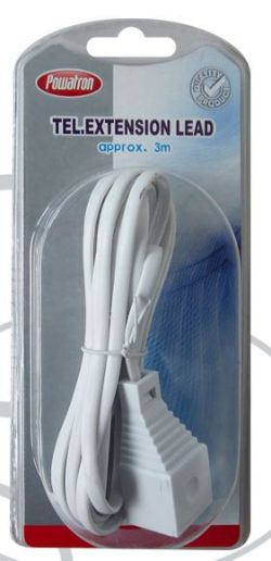 288 X 3 M TELEPHONE EXTENSION LEAD RY
