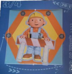 X 9 BOB BUILDER WALL LAMP APPLIQUE MURALE WANDLEUCHTE-EU PLUG