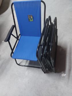 JOB LOT OF 4 FOLDING CHAIRS NEW WITH TAG