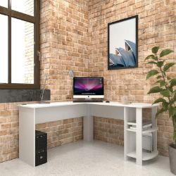 WHITE CORNER DESK BRAND NEW BOXED