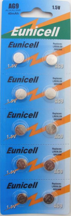600 X EUNICELL-10PK AG9 1.5V BATTERY