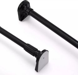 LARGE JOB LOT FRENESSA TELESCOPIC CURTAINS ROD/POLE AND SHOWER ROD DIFFERENT SIZES NEW