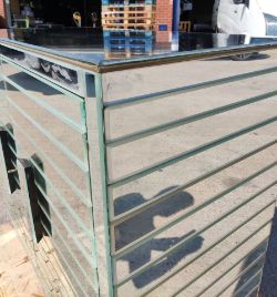 BESPOKE DESIGNER MIRROR PANELLED CABINET 106(L) X 51(W) X 98.5(D) CM