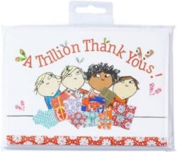 576 X 8PK CHARLIE & LOLA THANK YOU POSTCARDS