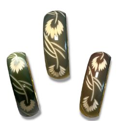 230 PCS - BIJOUX ENAMEL BANGLE WITH ETCHED LEAF PATTERN -ASSORTED COLOURS - TOTAL RRP £ 402.50