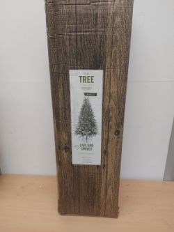 5FT LAPLAND SPRUCE FLOCKED CHRISTMAS TREE PREMIER THE TREE COMPANY NEW