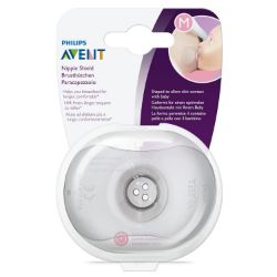 300 SETS OF PHILIPS AVENT NIPPLE SHIELDS WITH STORAGE CASE, 2 PACK, MEDIUM, SCF153/03