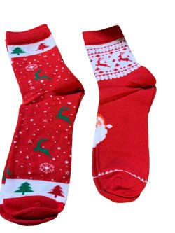 TRADE LOT 200 PAIRS OF CHRISTMAS SOCKS (100 PACKS )
