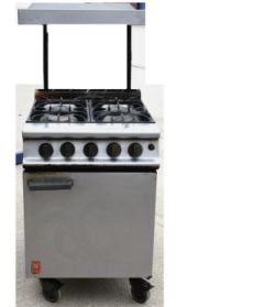 OVEN 4 BURNER FALCON G3161 CASTORS NATURAL GAS CATERING EQUIPMENT