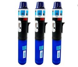 1000 X TRANS TORCH BLUE WITH BOX-NO BATTERIES *NBC*