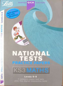 312 X LETTS-NAT TESTS P.PAPERS-KS3 MATHS 6-8 WITH CD