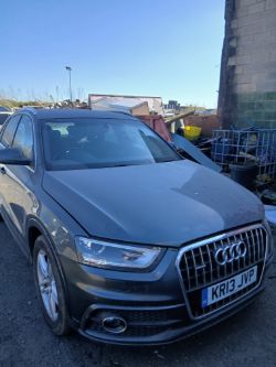 2013 AUDI Q3 S LINE TDI QUATTRO 2L SUV WITH 1 PREVIOUS KEEPER DIESEL - NO VAT ON HAMMER