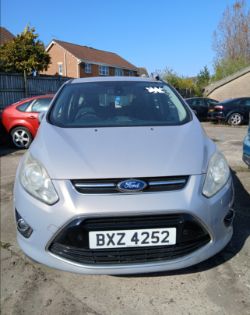 2011 FORD C-MAX TITANIUM 1.6 PETROL MANUAL – SILVER – 5 SEATER MPV >>--NO VAT ON HAMMER--<<