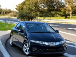2008 HONDA CIVIC 1.8 I-VTEC ES I-SHIFT – 5DR HATCHBACK – BLACK >>--NO VAT ON HAMMER--<<