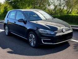 2018 VOLKSWAGEN E-GOLF – ELECTRIC – AUTOMATIC – BLACK >>--NO VAT ON HAMMER--<<