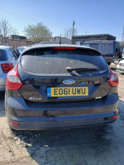 2011 FORD FOCUS TITANIUM X TDCI – 1.6 DIESEL – MANUAL – BLACK >>--NO VAT ON HAMMER--<<