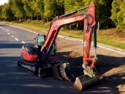 2018 KUBOTA KX080-4A 8 TONNE EXCAVATOR DIGGER