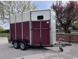 IFOR WILLIAMS HB510 HORSE TRAILER – 2 HORSE CAPACITY – 17.2HH >>--NO VAT ON HAMMER--<<