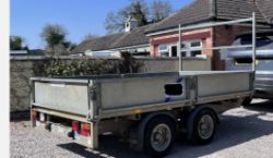 IFOR WILLIAMS LM105 10X5FT FLATBED TRAILER – 3500KG GROSS WEIGHT>>--NO VAT ON HAMMER--<<