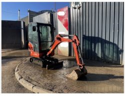 2018 KUBOTA KX015-4 MINI EXCAVATOR – 1.5 TON – FULL CAB – 2.25M DIGGING DEPTH