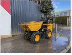 2017 JCB 1THT 1 TON HIGH TIP DUMPER – 4X4 – KUBOTA DIESEL ENGINE – 1,411 HOURS