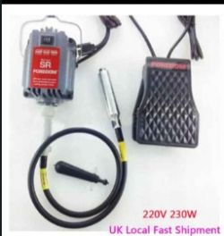 220V FOREMAN 4MM/6MM HANGING FLEXSHAFT S-R MOTOR FOR JEWELRY REPAIR – NEW/EX-DISPLAY, UK PLUG.