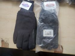 SADDLECRAFT - ADULT SC FLEECE RIDING GLOVES -XS NAVY X5 XL BLACK X2 - JOBLOT OF 7 - NEW