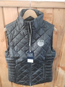 MARK TODD - EQUESTRIAN LADIES LIGHTWEIGHT QUILTED GILET - BLACK - SIZE 14 - NEW WITH TAGS