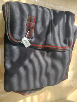 EQUESTRIAN HORSE FLEECE RUG - NEW - BLACK - 135CM/6'0