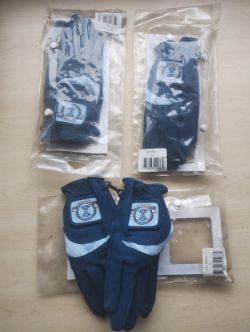 EQUI-THEME - EQUESTRIAN RIDING GLOVES - ADULTS - NAVY - ALL XL - JOBLOT OF 3 - NEW
