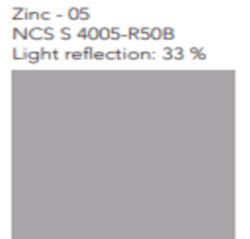 5 BOXES OF ROCKFON COLOR-ALL ZINC CEILING TILES E24 S8 600MM X 600MM X 20MM RRP £2100