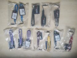 STABLEKIT - VINYL COATED HOOF PICK - 1 SIZE - EQUESTRIAN - MULTICOLORED - JOBLOT OF 12 - NEW