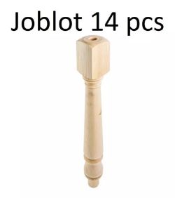 QUANTITY OF 14 UNITS STAIRCASE PINE NEWEL TURNING POST 725MM NT160/90P MIXED SIZES