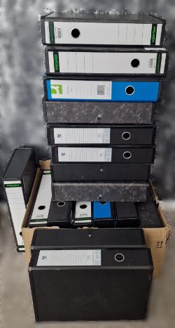 NO VAT - (X17) VERY STRONG, PREMIUM QUALITY A4 BOX FILES WITH FOOLSCAP & INTERNAL SPRINGS
